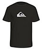 Color:Black - Image 1 - Short-Sleeve Solid Streak UPF T-Shirt