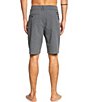 Color:Grey - Image 2 - Union Heather Amphibian 20#double; Outseam Hybrid Shorts