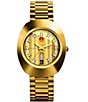 Color:Gold - Image 1 - Men's The Original Automatic Gold Stainless Steel Bracelet Watch
