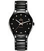 Color:Black - Image 1 - Unisex True Automatic Black Titanium Bracelet Watch