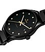Color:Black - Image 3 - Unisex True Automatic Black Titanium Bracelet Watch
