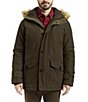 Color:Portabella - Image 1 - Micro Oxford Thermoluxe Sherpa Lined Parka Jacket