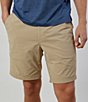 Color:Khaki - Image 1 - Performance Stretch The Voyager 9 3/4#double; Inseam Shorts