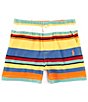 Color:Banana Peel Multi - Image 1 - Baby Boys 3-24 Months Striped Mesh Shorts