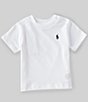 Color:White - Image 1 - Baby Boys 3-24 Months Short Sleeve Basic Jersey T-Shirt