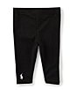 Color:Polo Black - Image 1 - Baby Girls 3-24 Months Solid Leggings