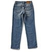 Color:Oxford Blue - Image 2 - Big Boys 8-20 Straight Slim Fit Denim Jeans