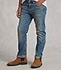 Color:Oxford Blue - Image 4 - Big Boys 8-20 Straight Slim Fit Denim Jeans