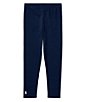 Color:French Navy - Image 1 - Big Girls 7-16 Stretch Jersey Leggings