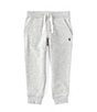 Color:Dark Sport Grey - Image 1 - Little Boys 2T-7 Fleece Jogger Pants