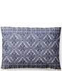 Color:Cream/Blue - Image 1 - Remy Haywood Chinoiserie Embroidered Breakfast Pillow