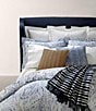 Color:Navy Cream - Image 3 - Woodford Throw Blanket