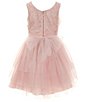 Color:Blush - Image 2 - Big Girls 7-16 Sleeveless Jeweled Waist Cupcake Dress