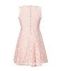 Color:Blush - Image 2 - Big Girls 7-16 Two-Tone-Lace Fit-And-Flare Dress