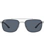 Color:Silver - Image 2 - Men's RB3701 59mm Rectangle Sunglasses