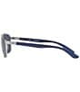 Color:Silver - Image 3 - Men's RB3701 59mm Rectangle Sunglasses
