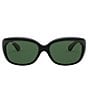 Color:Black Green - Image 2 - Polarized Jackie Ohh Oversized Sunglasses