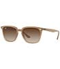 Color:Turtle Dove - Image 1 - Rb4362 55 Grad Women's Sunglasses