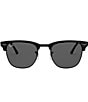 Color:Top Black - Image 2 - Unisex Clubmaster 51mm Sunglasses