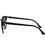 Color:Top Black - Image 3 - Unisex Clubmaster 51mm Sunglasses
