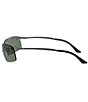 Color:Gunmetal Green - Image 3 - Unisex RB3183 63mm Rectangle Sunglasses