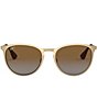 Color:Matte Gold - Image 2 - Women's 0RB3539 54mm Round Polarized Sunglasses