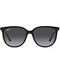 Color:Black - Image 2 - Women's 0RB4378 54mm Round Sunglasses