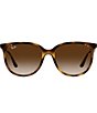 Color:Havana - Image 2 - Women's 0RB4378 54mm Round Sunglasses