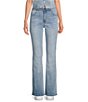 Color:Medium Wash - Image 1 - Fit and Flare Stretch Denim Jeans