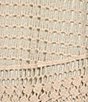 Color:Cream - Image 4 - Scalloped Hem Crochet Coordinating A-Line Skirt