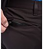 Color:Black - Image 4 - Slim Fit Flat Front Commuter Stretch Pants