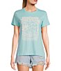 Color:Sky Blue - Image 1 - Relaxed Breeze Standard Graphic T-Shirt