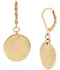 Color:Gold - Image 1 - Disc Drop Earrings