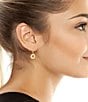 Color:Gold - Image 2 - Open Circle Drop Earrings
