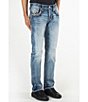 Color:Medium Blue - Image 3 - Jeth Straight Leg Denim Jeans