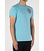 Color:Teal - Image 3 - Medallion Short Sleeve Graphic T-Shirt