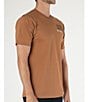 Color:Brown - Image 3 - Short Sleeve Flag T-Shirt