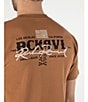 Color:Brown - Image 4 - Short Sleeve Flag T-Shirt