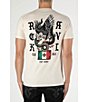 Color:Beige - Image 1 - Short Sleeve Mexico Flag T-Shirt