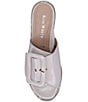 Color:Ice - Image 4 - Candra Nappa Leather Lug Sole Slide Sandals