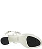 Color:White - Image 5 - Taliah Weatherproof Nappa Leather Slingback Sandals