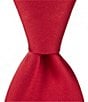 Color:Red - Image 1 - Big & Tall Cardinal Solid 3 1/8#double; Silk Tie