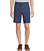 Color:Dark Navy Heather - Image 1 - Big & Tall Performance Stretch Fabric Classic Fit Flat Front 9#double; And 11#double; Heathered Shorts