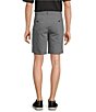 Color:Charcoal Heather - Image 2 - Big & Tall Performance Stretch Fabric Classic Fit Flat Front 9#double; And 11#double; Heathered Shorts