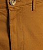 Color:Tobacco - Image 4 - Casuals Classic Fit Flat Front Washed 9#double; Chino Shorts