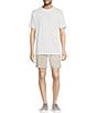Color:Stone - Image 3 - Casuals Classic Fit Flat Front Washed 9#double; Chino Shorts