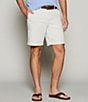 Color:Stone - Image 5 - Casuals Classic Fit Flat Front Washed 9#double; Chino Shorts