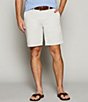 Color:Stone - Image 6 - Casuals Classic Fit Flat Front Washed 9#double; Chino Shorts