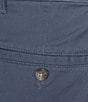 Color:Vintage Indigo - Image 4 - Casuals Flat Front Straight Fit 7#double; Inseam Washed Chino Shorts