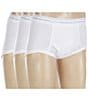 Color:White - Image 1 - Full-Cut Briefs 3-Pack